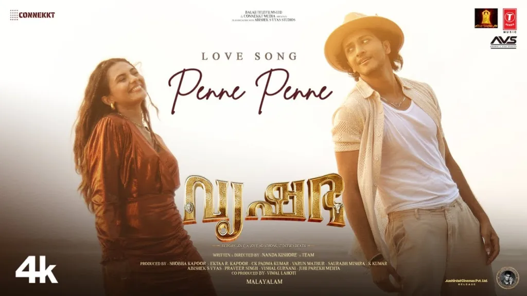 Penne Penne Lyrics - Vrusshabha