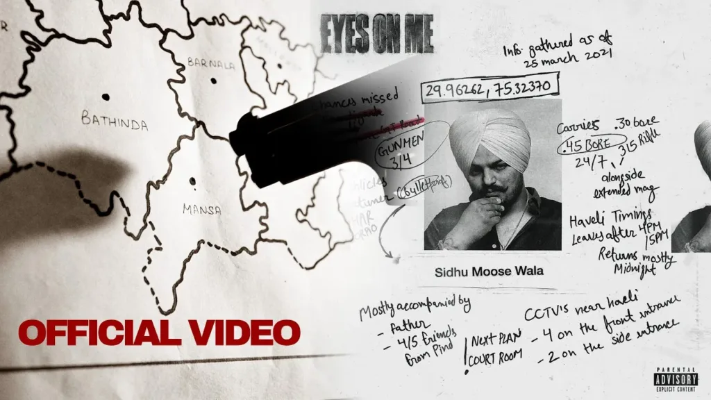 Eyes On Me Lyrics Sidhu Moose Wala